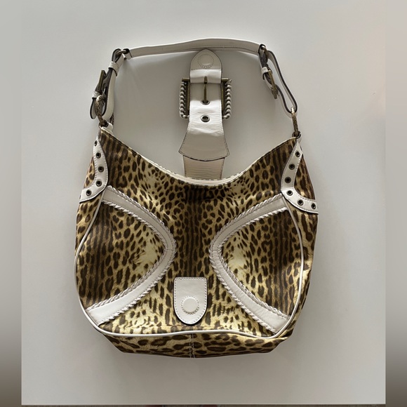 Authentic Just Cavalli Leopard Hobo Bag - Picture 16 of 17